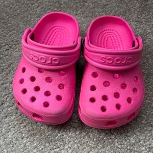 Crocs toddler girl 5C- Pink